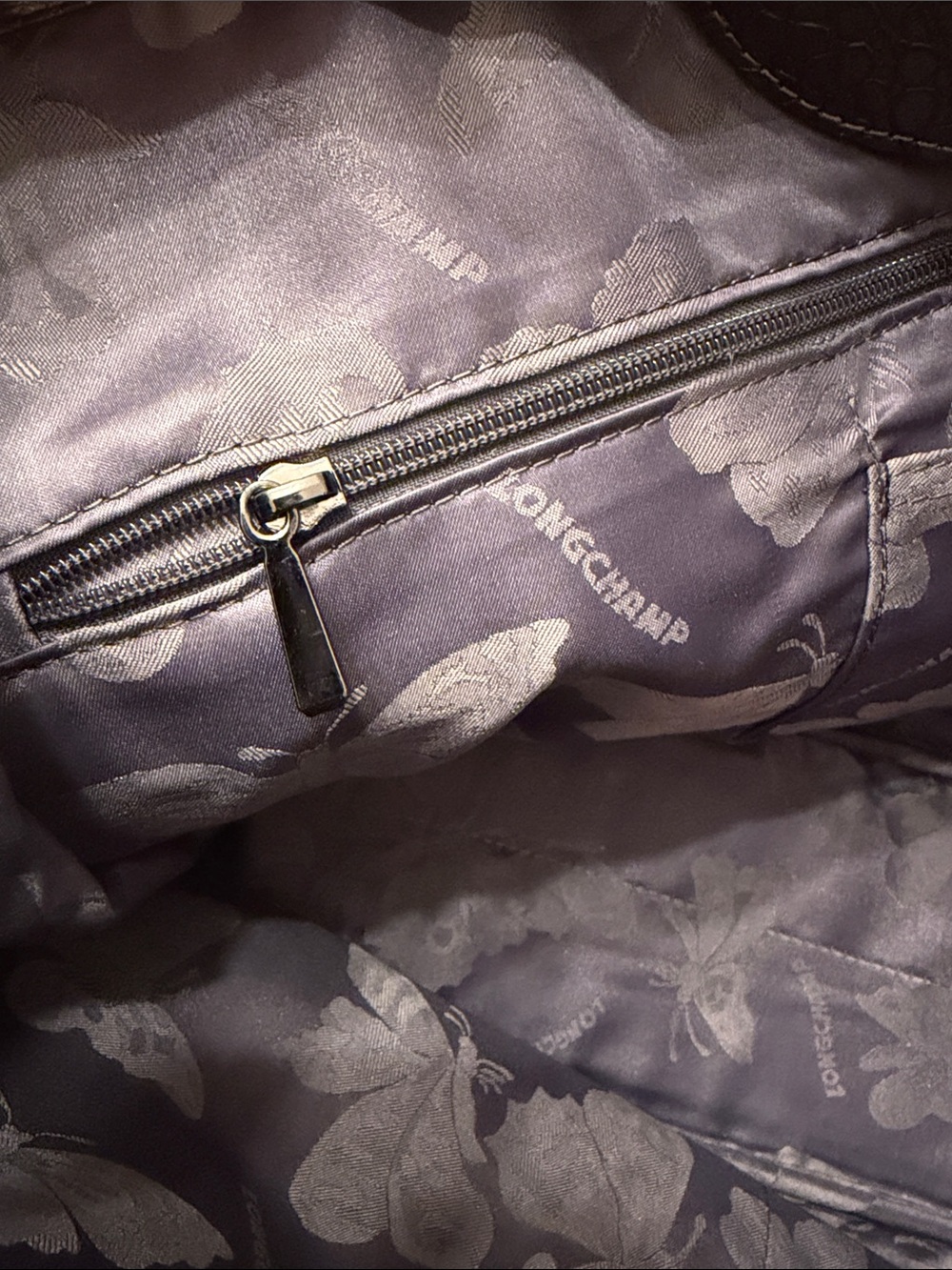Longchamp Roseau Croc Embossed Tote - Picture 4 of 9